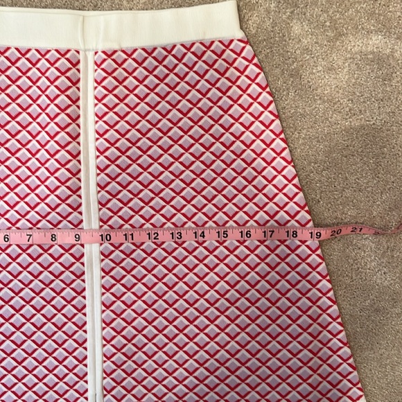 Sandro Matching Set Skirt & Top - Pink/Red Pattern - S - Picture 12 of 13